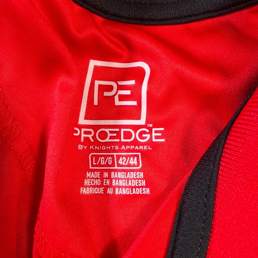 ProEdge Louisville Cardinals Mens Large Red Black Performance Polo Shirt NWT - Picture 4 of 5